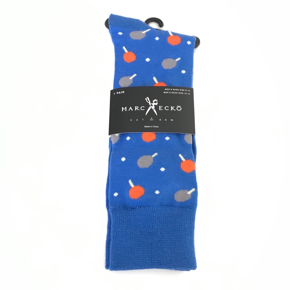 Novelty fun socks - Ping Pong / Table Tennis